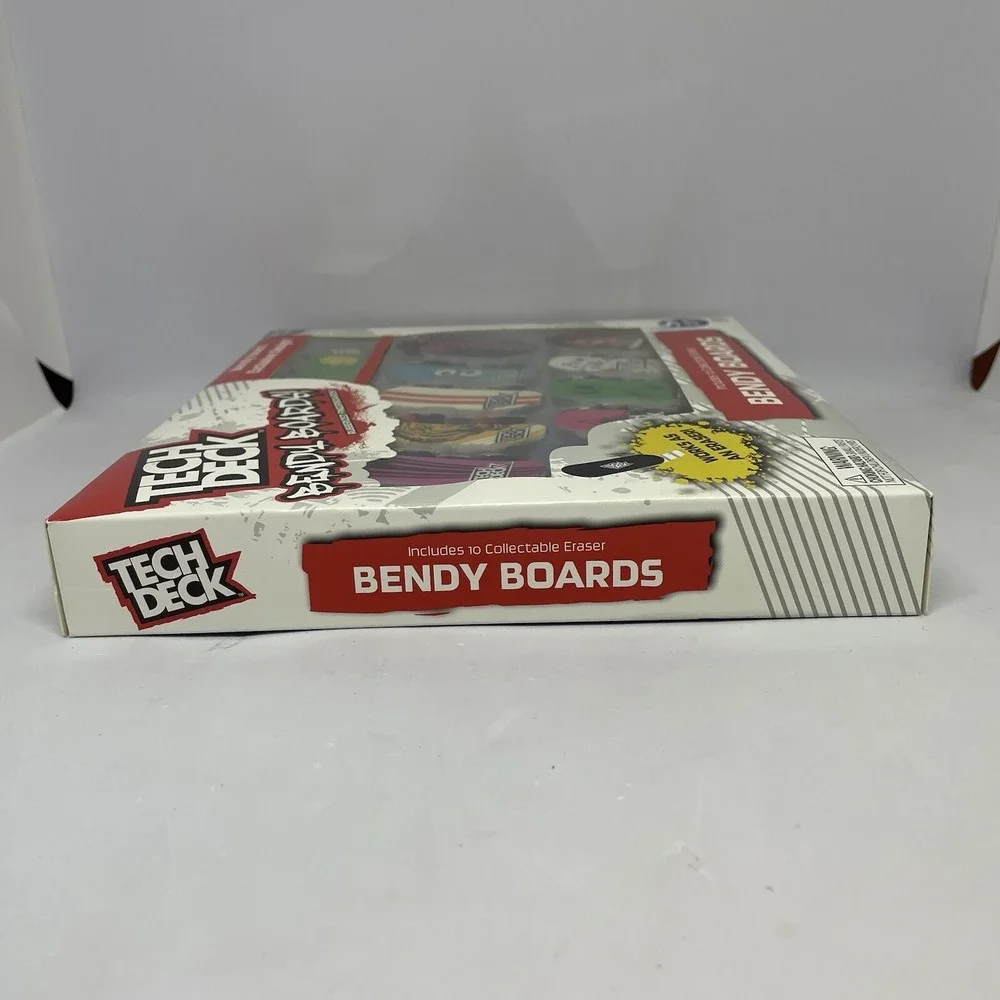 Tech Deck Bendy Boards 10-Pack Rubberized‎ Fingerboards Limited Eraser Edition